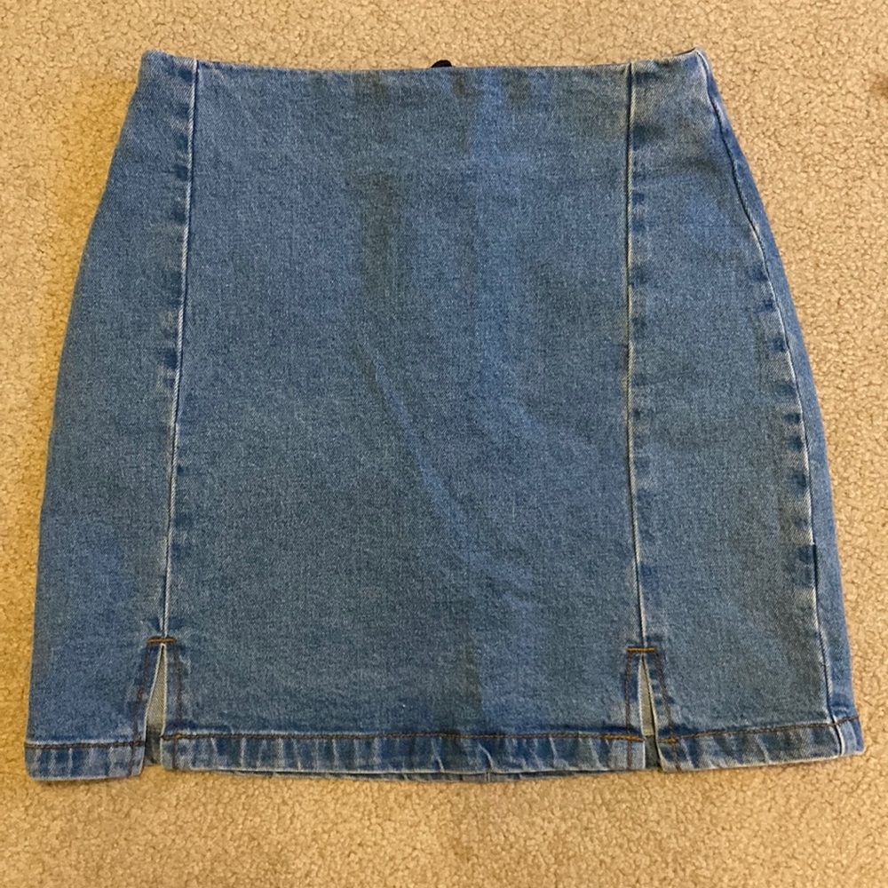 Brandy Melville Jean Skirt